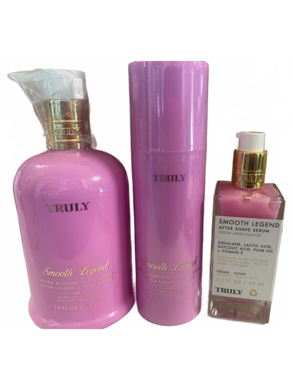 Truly Beauty 4-Piece Smooth Legend Shave & Body Care Bundle